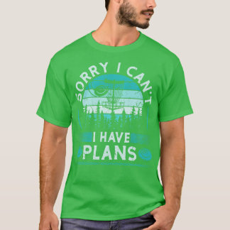 Ich habe Pläne für einen lustigen Golf T-Shirt