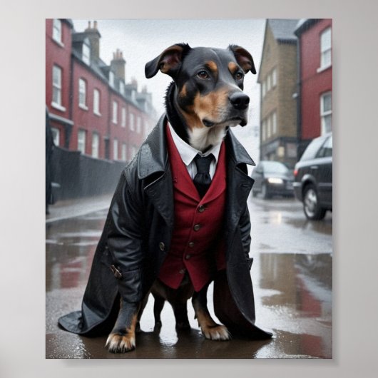 Ich habe Pläne mit meinem Hundeposter 2 Poster (Vorne)