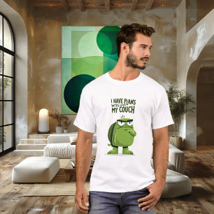 Ich habe Pläne mit meinem Sofa Lustige Schildkröte T-Shirt