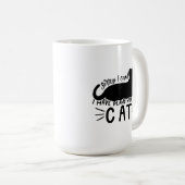 Ich habe Pläne mit meiner Katze Kaffeetasse (VorderseiteRechts)