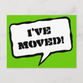 Ich habe Postkarten für neue Adresse verschoben (Vorderseite)