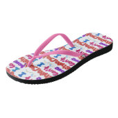Ich habe Probe Flip Flops Badesandalen (Schrägansicht)