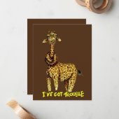 Ich habe Probleme got Mitteilungskarte (Vorderseite/Rückseite Beispiel)