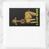 Ich habe Probleme got Rechteckiger Aufkleber (Tasche)