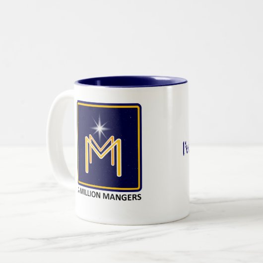 Ich habe Raum gemacht Zweifarbige Tasse (Vorderseite Links)