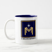 Ich habe Raum gemacht Zweifarbige Tasse (Links)