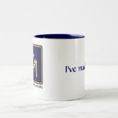 Ich habe Raum gemacht Zweifarbige Tasse (Mittel)