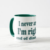 Ich habe Recht Tasse (Vorderseite Links)