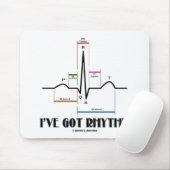 Ich habe Rhythm Got (EKG/EKG - Oldgate Lane Kontur Mousepad (Mit Mouse)