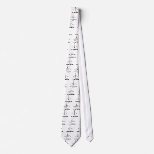 Ich habe Rhythmus (ECG/EKG - Oldgate Weg-Kontur) Krawatte (Vorderseite)