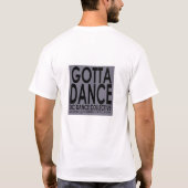 Ich habe RHYTHMUS WEISSE T T-Shirt (Rückseite)