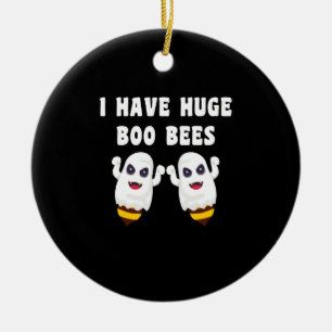 Ich habe riesige Boo-Bienen Halloween-Matching Keramik Ornament