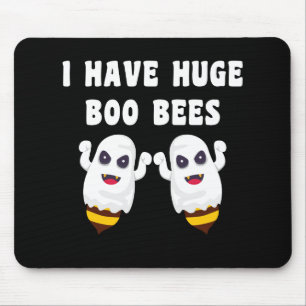Ich habe riesige Boo-Bienen Halloween-Matching Mousepad