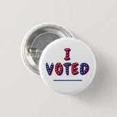 Ich habe rot weiß und blau gewählt button (Vorne & Hinten)