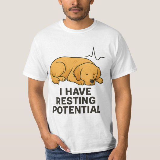 ICH HABE RUHEPOTENTIAL-TSHIRT T-Shirt (Vorderseite)