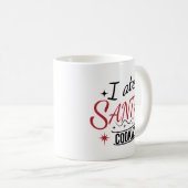 Ich habe Santas Kekse gegessen Lustiges Weihnachte Kaffeetasse (VorderseiteRechts)