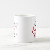 Ich habe Santas Kekse gegessen Lustiges Weihnachte Kaffeetasse (Mittel)