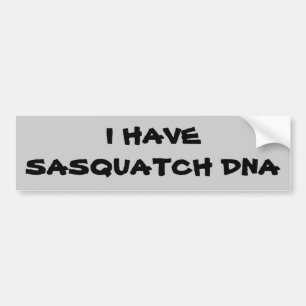 Ich habe Sasquatch DNS Autoaufkleber