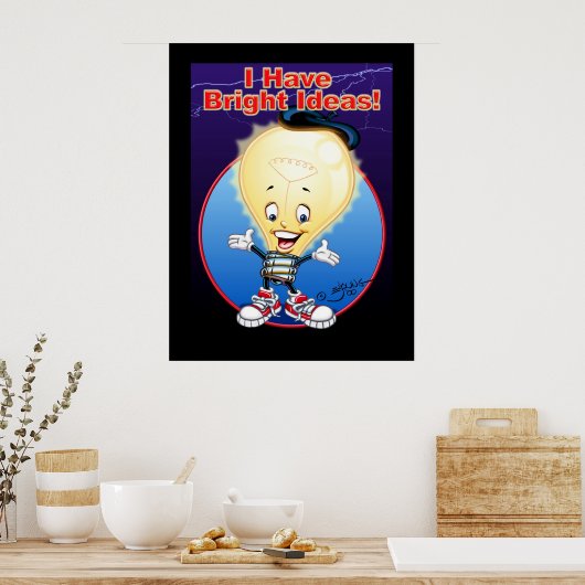 Ich habe schöne Ideen! Poster (Küche)