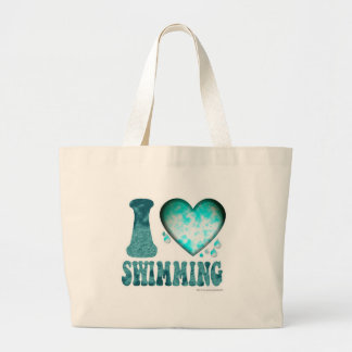 Ich habe Schwimmen gehört Jumbo Stoffbeutel