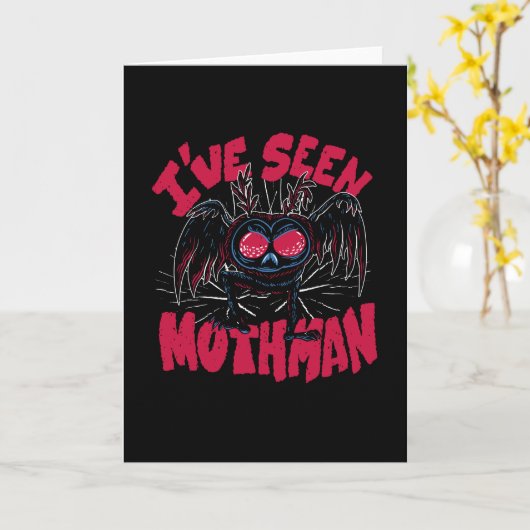 Ich habe Seen Mothman Karte (Gelbe Blume)