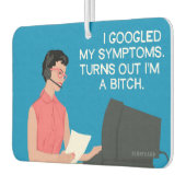 Ich habe selbst gesucht! - Funny Autolufterfrischer (Links)