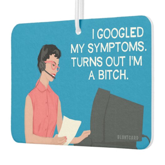 Ich habe selbst gesucht! - Funny Autolufterfrischer (Links)