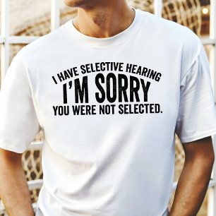 Ich habe selektives Hören, lustig Tri-Blend Shirt