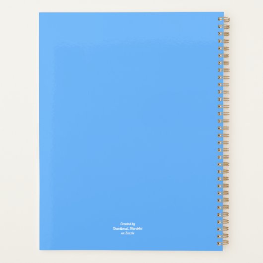 Ich habe Set der Herr vor mir Psalm Bibel Verse Planer (Rückseite)