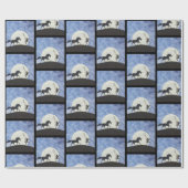 "Ich habe sie eine Nacht gesehen!" Geschenkpapier (Flach)