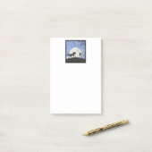 "Ich habe sie eine Nacht gesehen!" Post-it Klebezettel (Auf Schreibtisch)