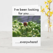 Ich habe Sie gesucht Karte (Gelbe Blume)