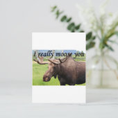 Ich habe Sie wirklich verwählt: Alaskan Elose Postkarte (Stehend Vorderseite)