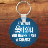 Ich habe Sisu Dunkel 1 Schlüsselanhänger 2 Templat (Vorderseite)