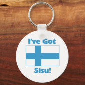 Ich habe Sisu Got Schlüsselanhänger (Vorderseite)