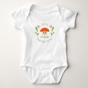 Ich habe so Pilz in meinem Herzen für Sie das Baby Strampler