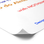 Ich habe so viel getan, mit so wenig, für SO ..... Poster (Ecke)