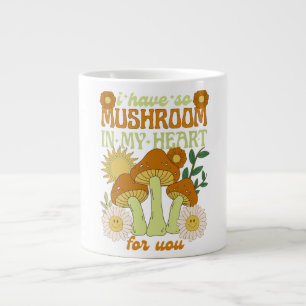 Ich habe so viel Pilz in meinem Herzen für dich Jumbo-Tasse