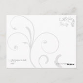 Ich habe so viel von Gottes Gedicht von Hafiz gele Postkarte (Rückseite)