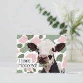 Ich habe Spaß und sonnige Ankündigung gemacht Postkarte (Stehend Vorderseite)