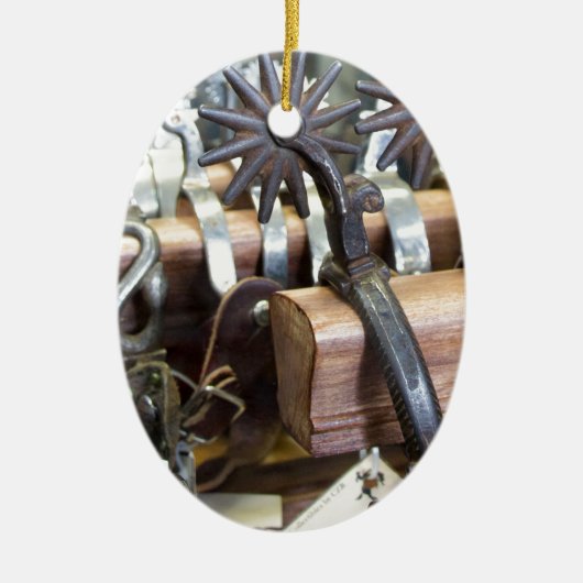 Ich habe Sporne Keramik Ornament (Vorne)