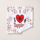 Ich habe Stich Tanz Badhandtuch Set (Waschlappen)