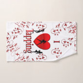 Ich habe Stich Tanz Badhandtuch Set (Handtuch)