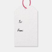 Ich habe Stich Tanz Geschenkanhänger (Rückseite)