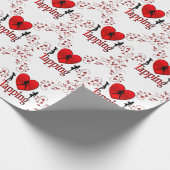 Ich habe Stich Tanz Geschenkpapier (Ecke)