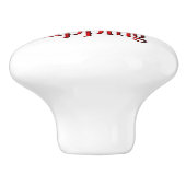 Ich habe Stich Tanz Keramikknauf (Seitenansicht)