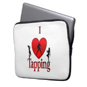 Ich habe Stich Tanz Laptopschutzhülle (Vorderseite Links)