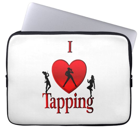 Ich habe Stich Tanz Laptopschutzhülle (Vorderseite)