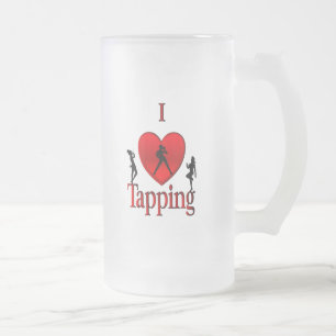 Ich habe Stich Tanz Mattglas Bierglas
