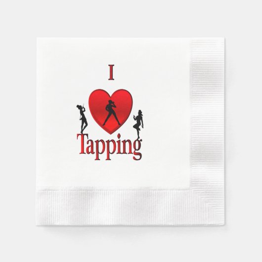 Ich habe Stich Tanz Serviette (Vorderseite)